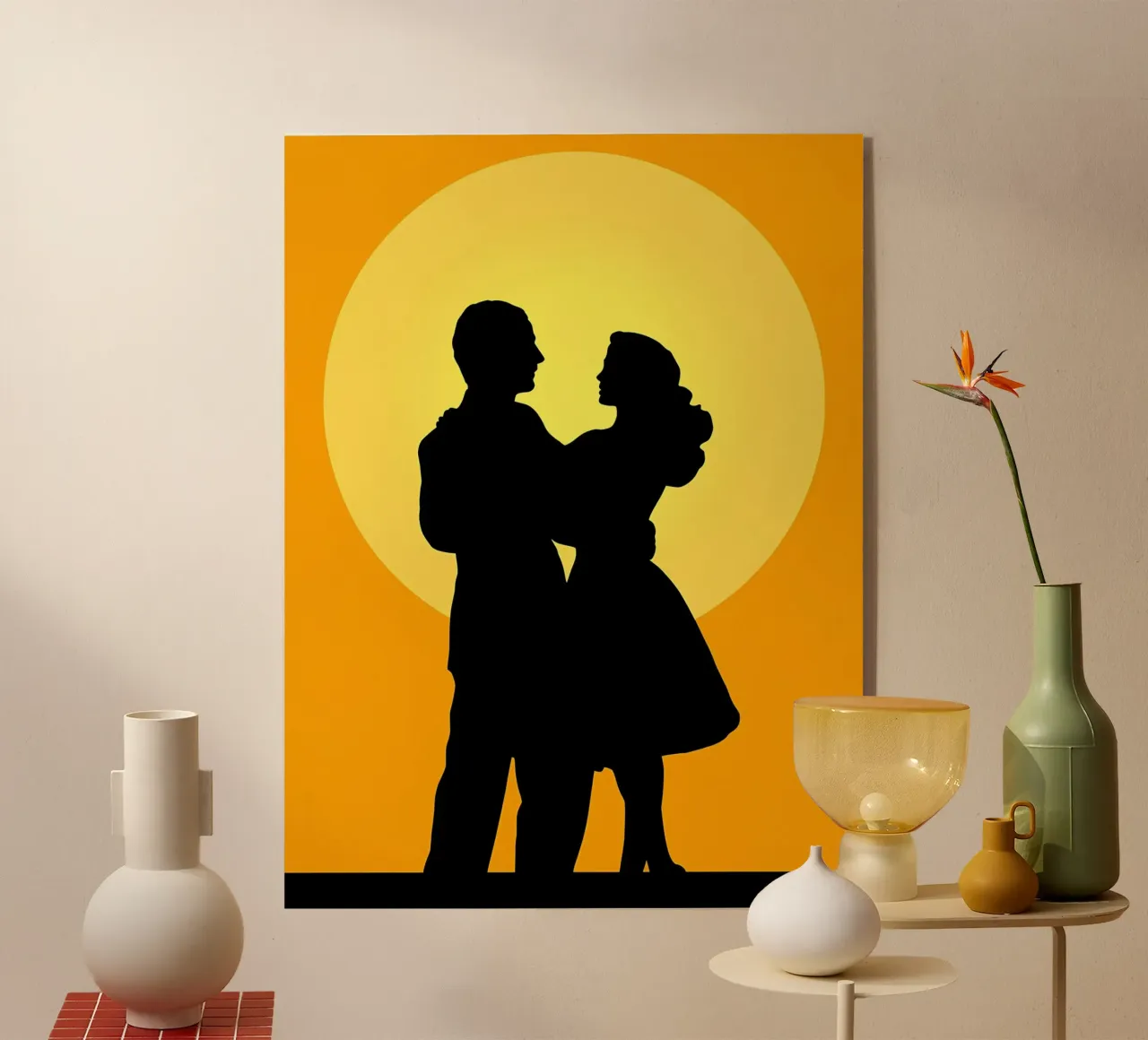 Couple Dancing acryl van Musictime