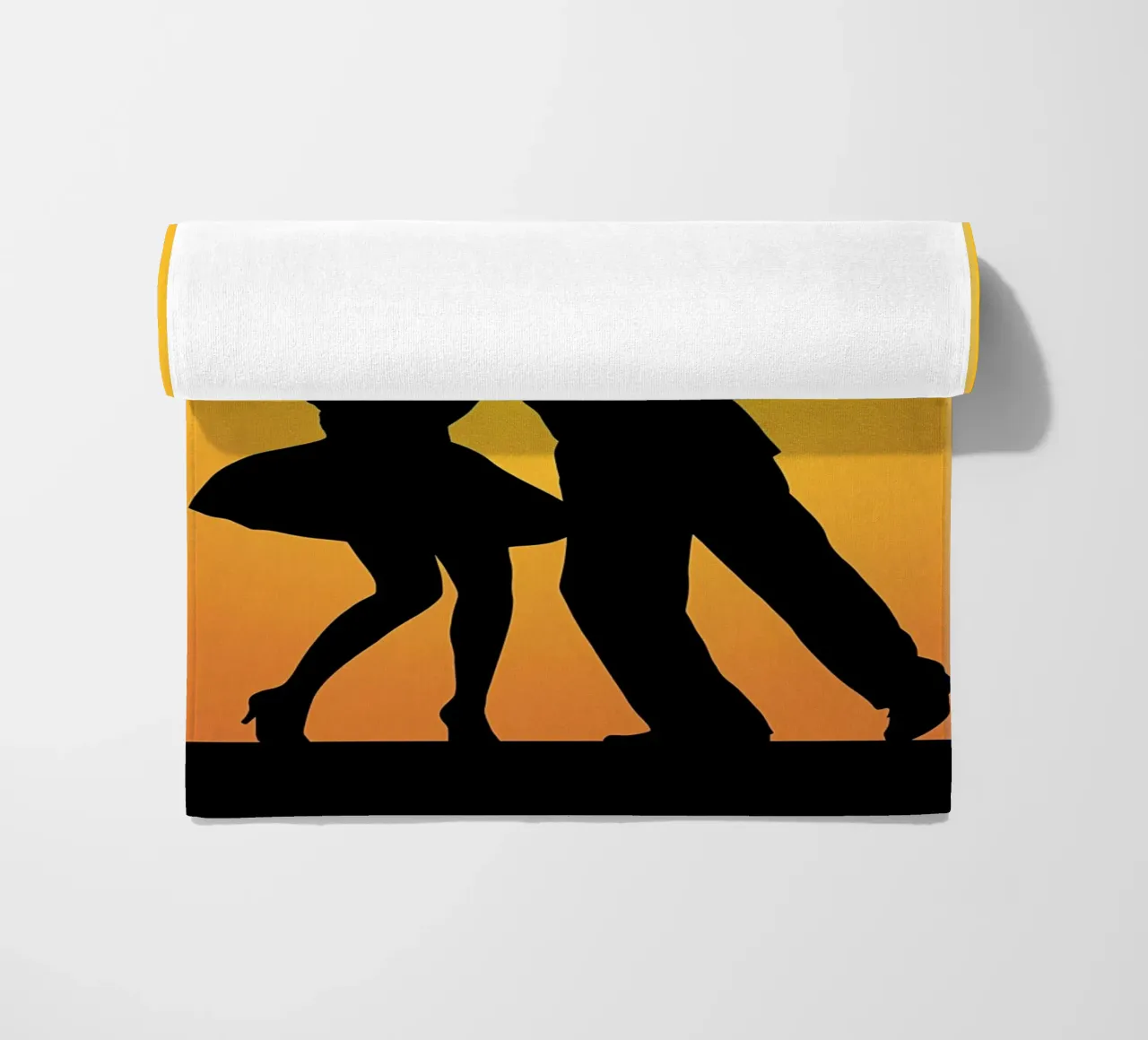 Couple Dancing beach towel by Musictime