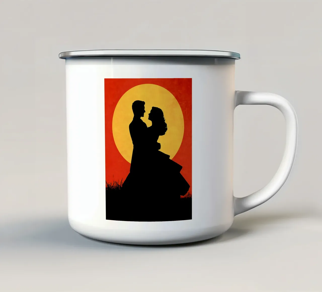 Ballo di coppia tazza in smalto da Musictime