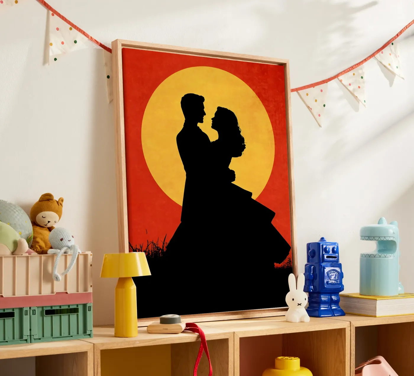 Couple Dancing canvas van Musictime
