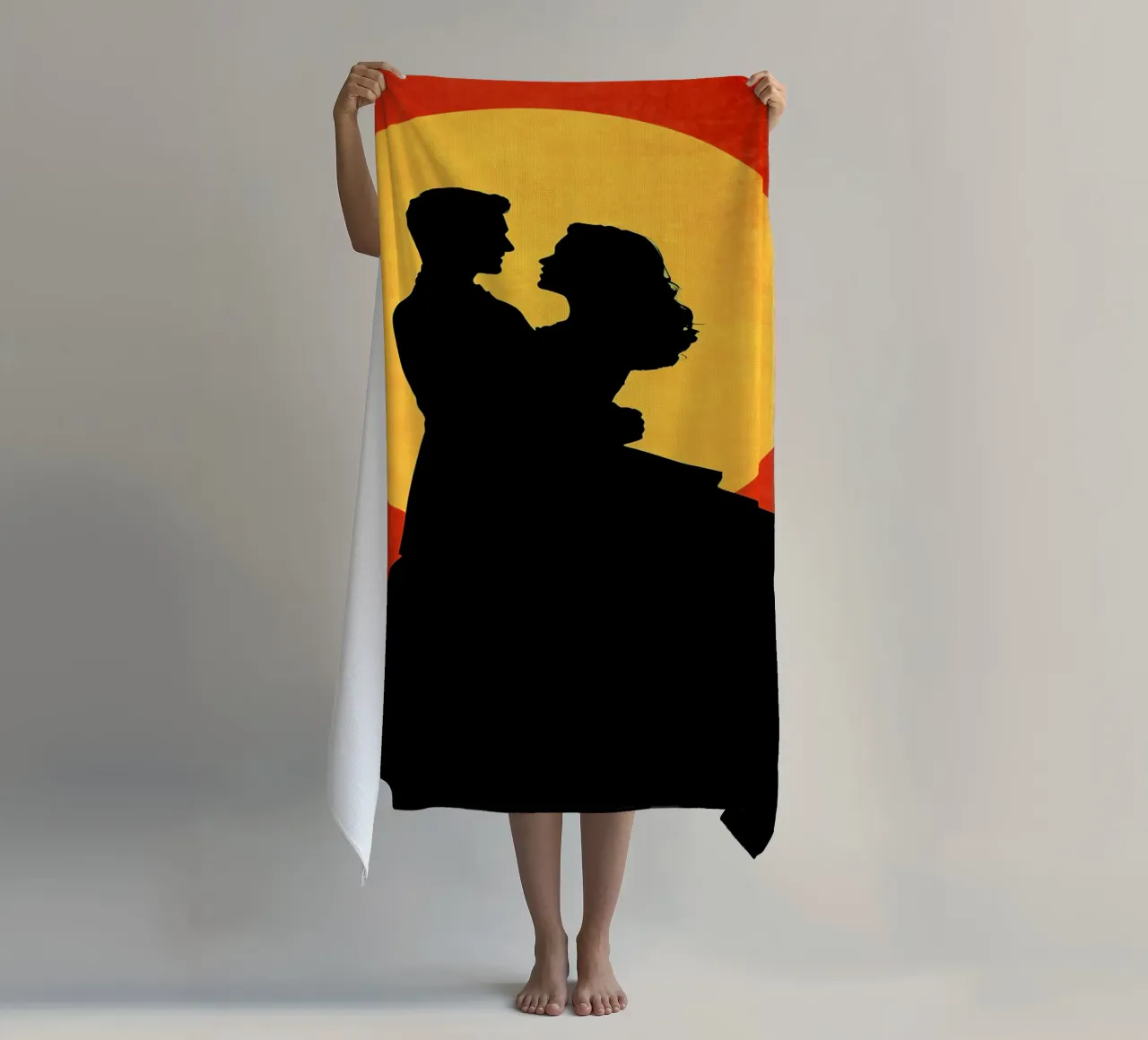 Couple Dancing beach towel by Musictime