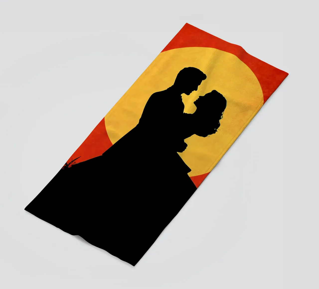 Couple Dancing beach towel by Musictime