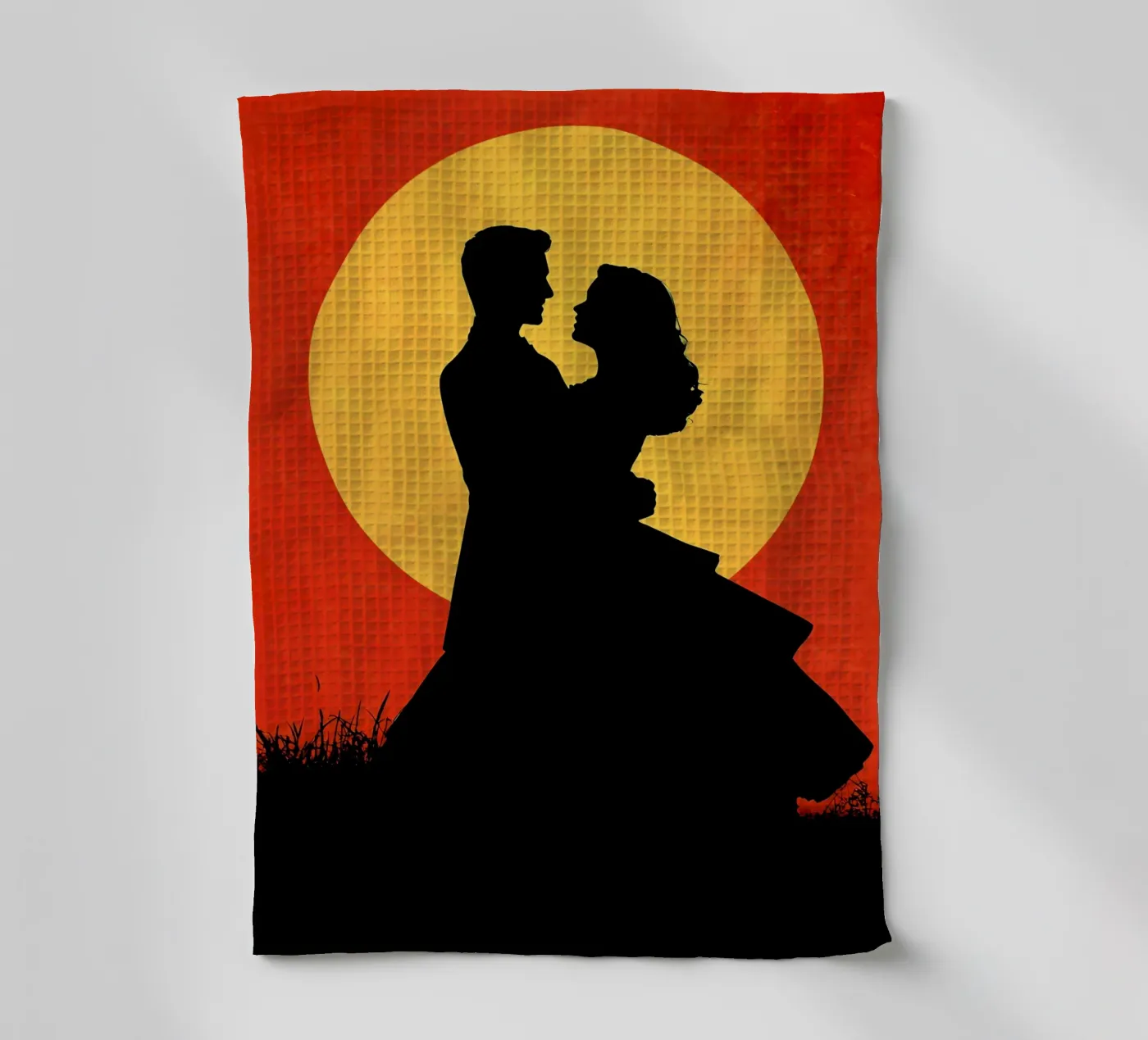Couple Dancing Geschirrtuch von Musictime