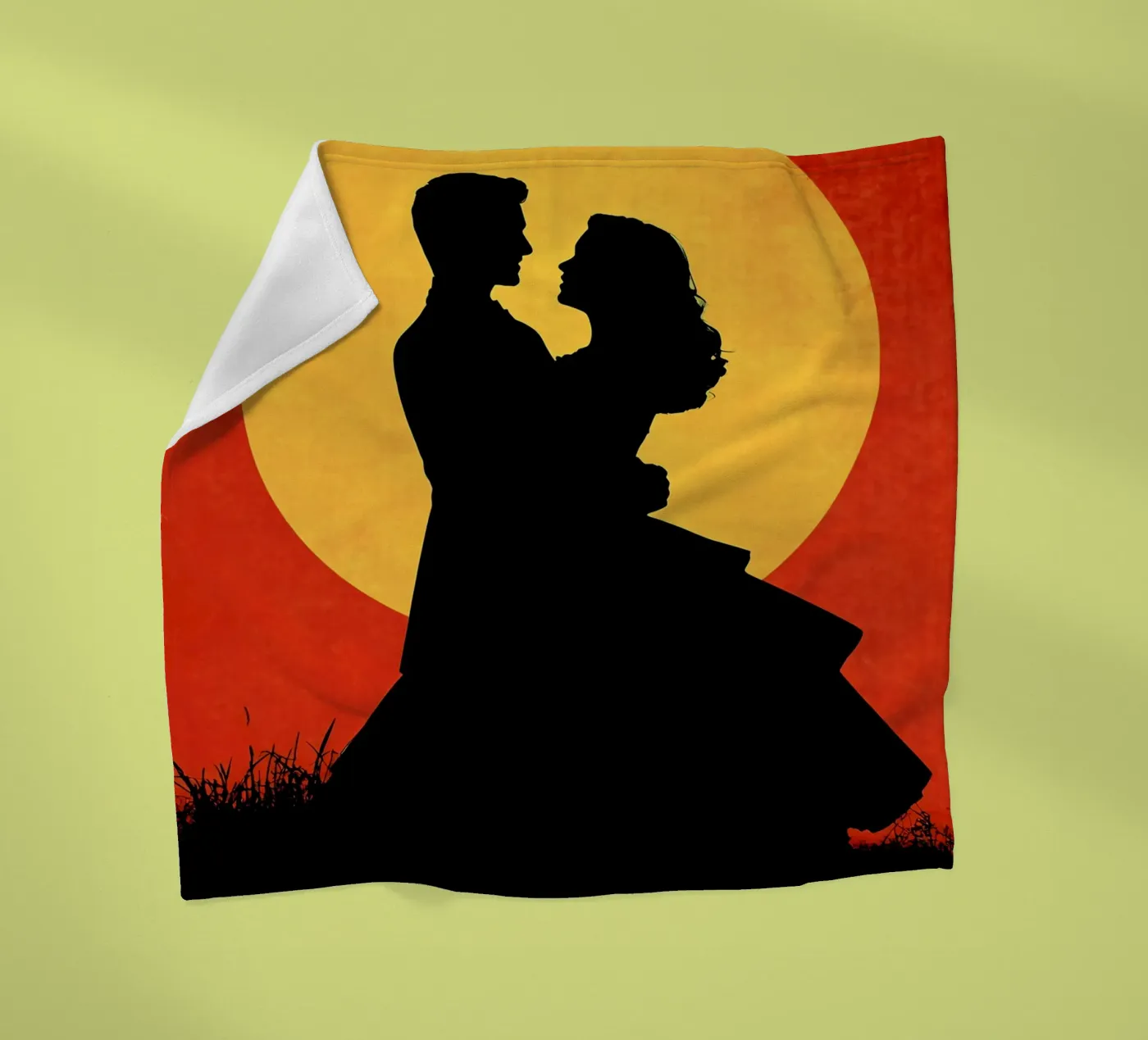 Paar tanzt Fleecedecke von Musictime