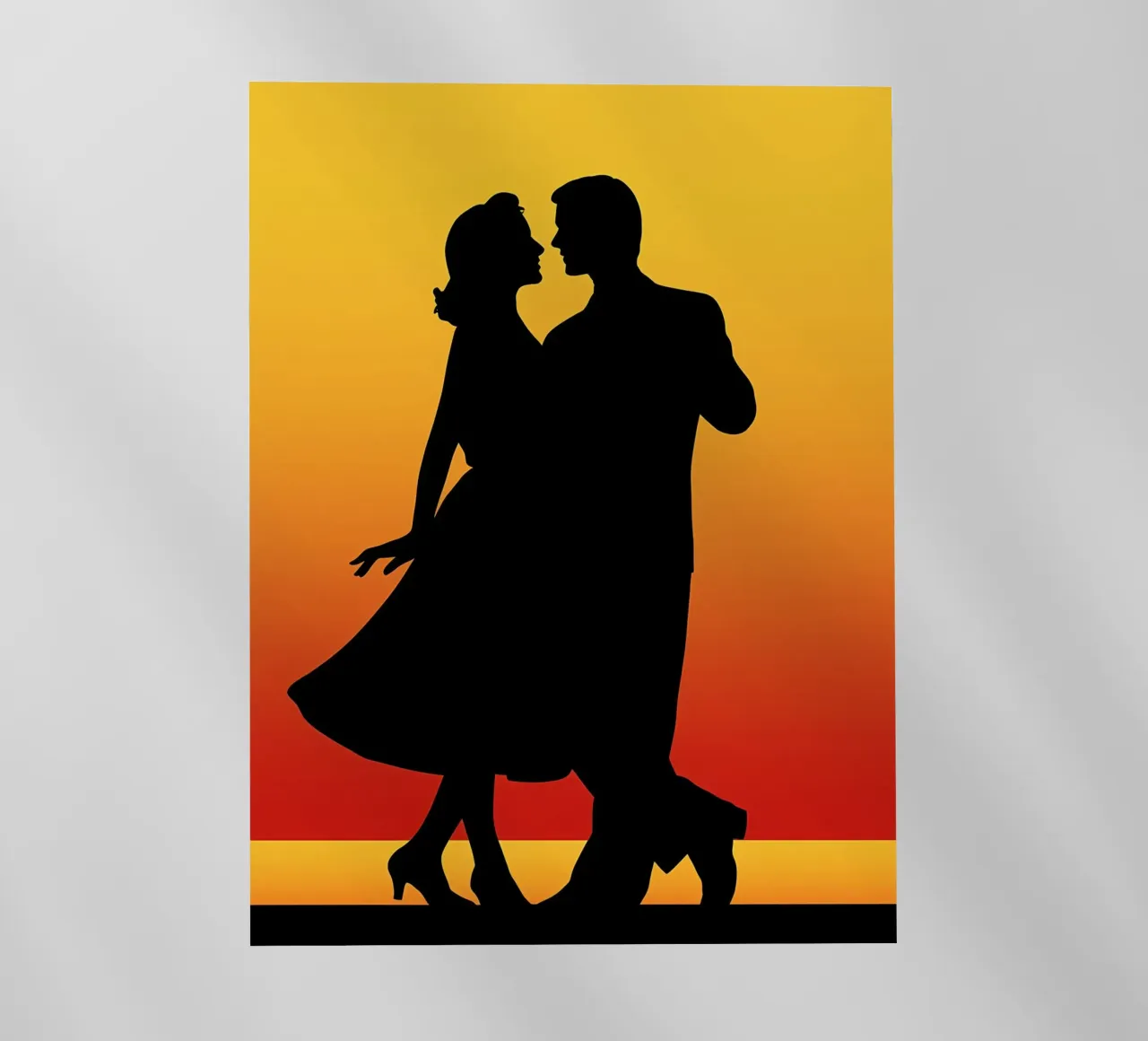 Couple Dancing backlit film by Musictime