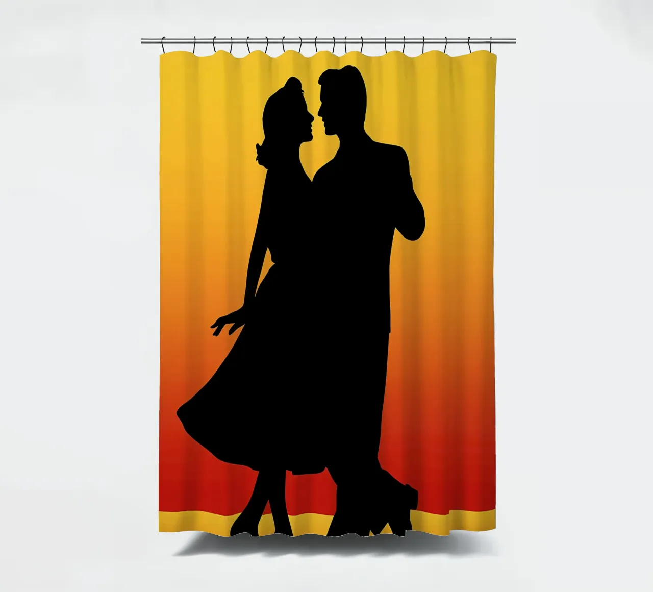 Couple Dancing shower curtain by Musictime