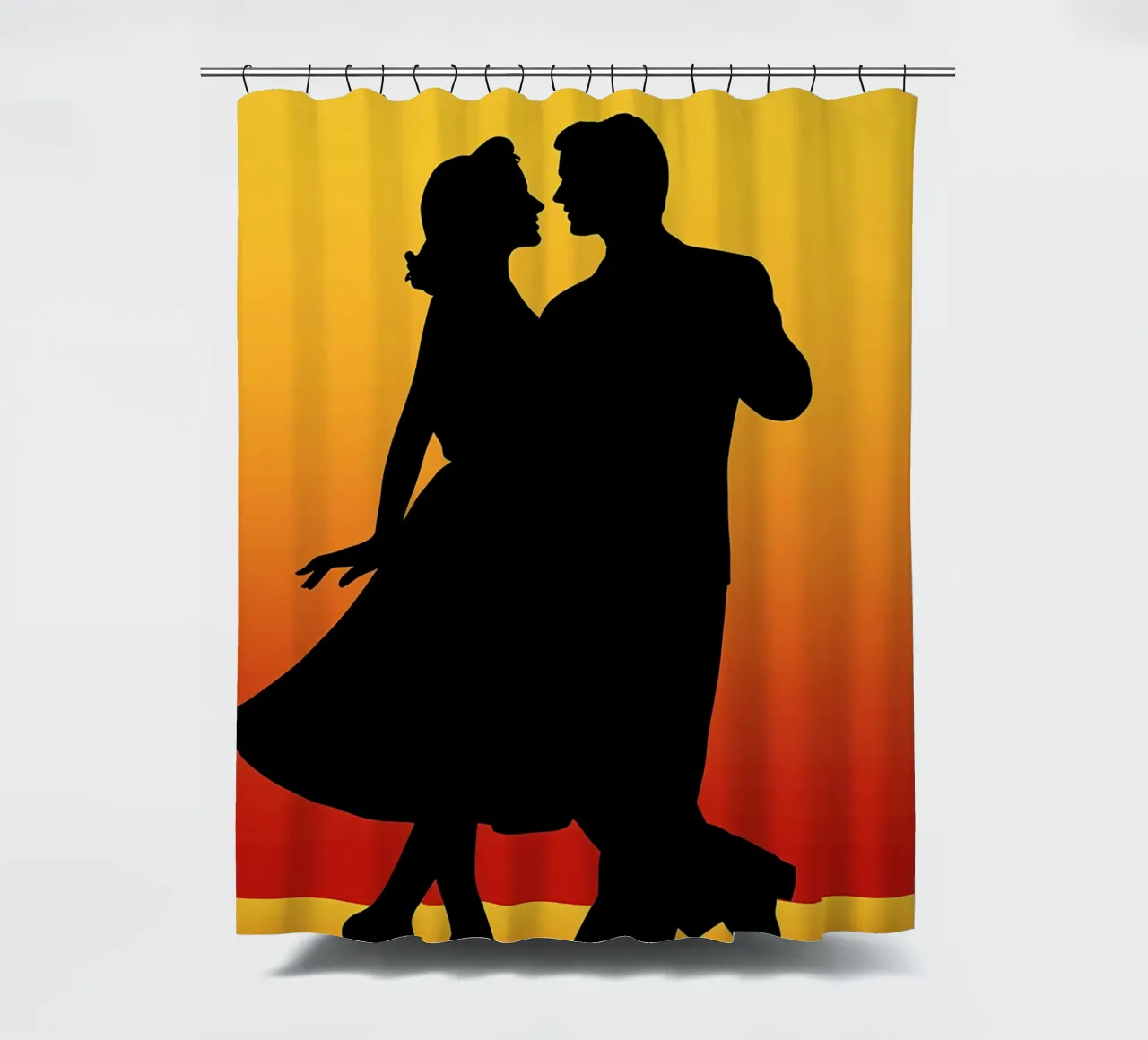 Couple Dancing shower curtain by Musictime