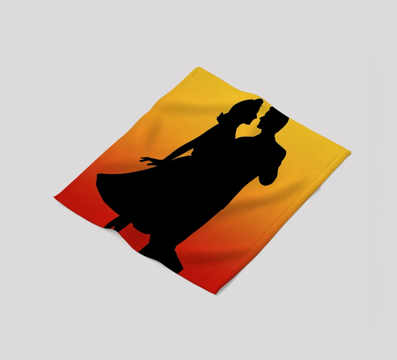 Couple Dancing fleece blanket by Musictime