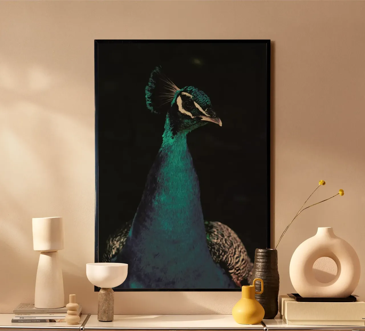 Peacock And Proud hahnemühle by Ingrid Beddoes