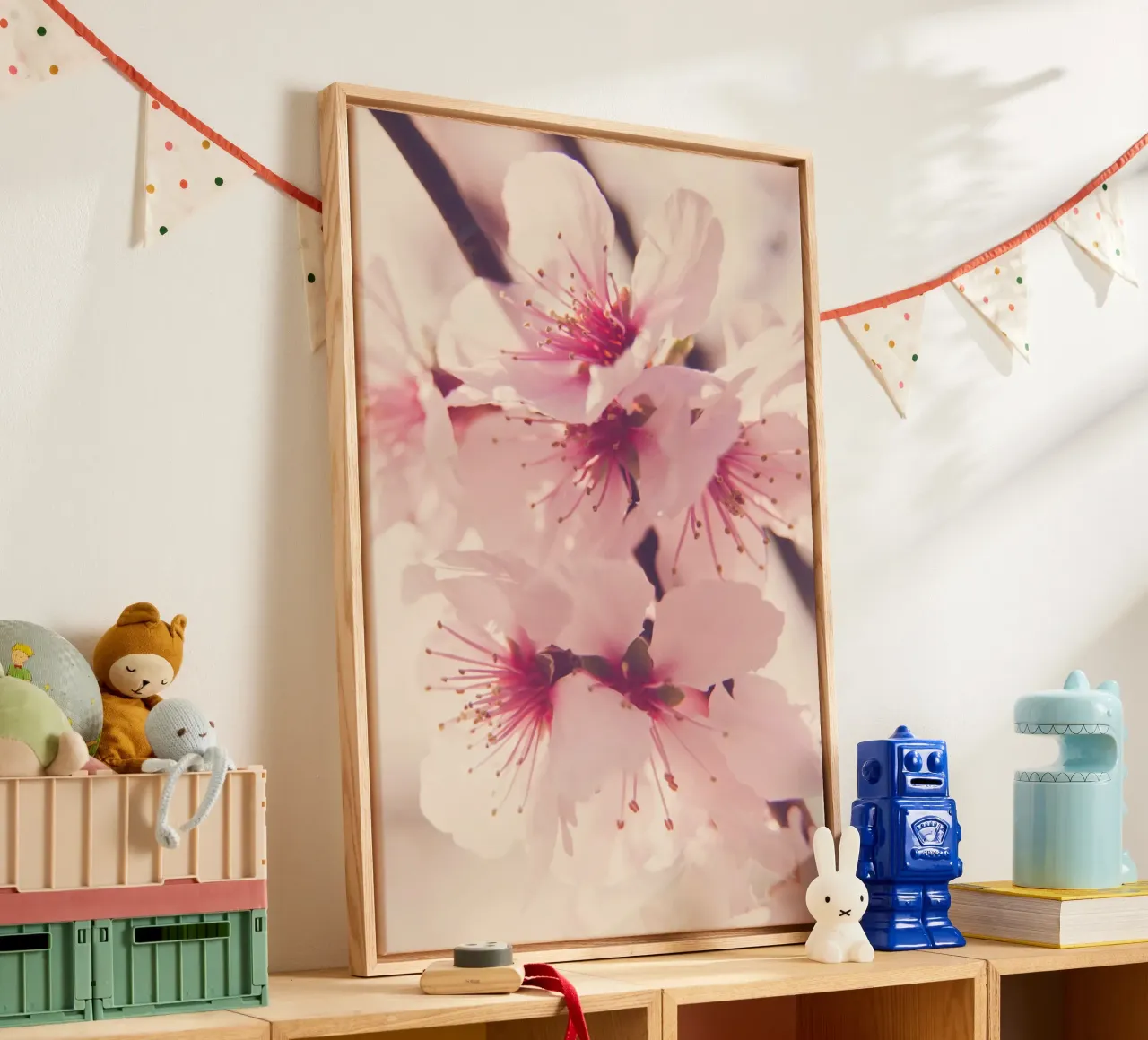 Whispers of Spring canvas with Floater frame by PhotoVibe Decor
