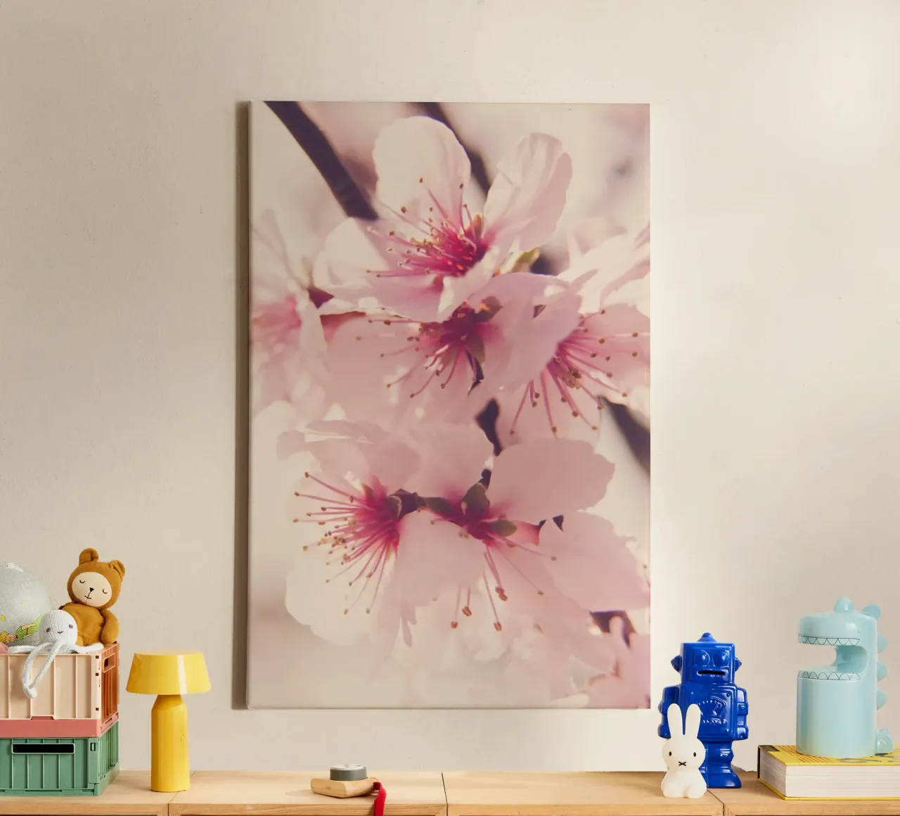 Whispers of Spring canvas with Floater frame by PhotoVibe Decor