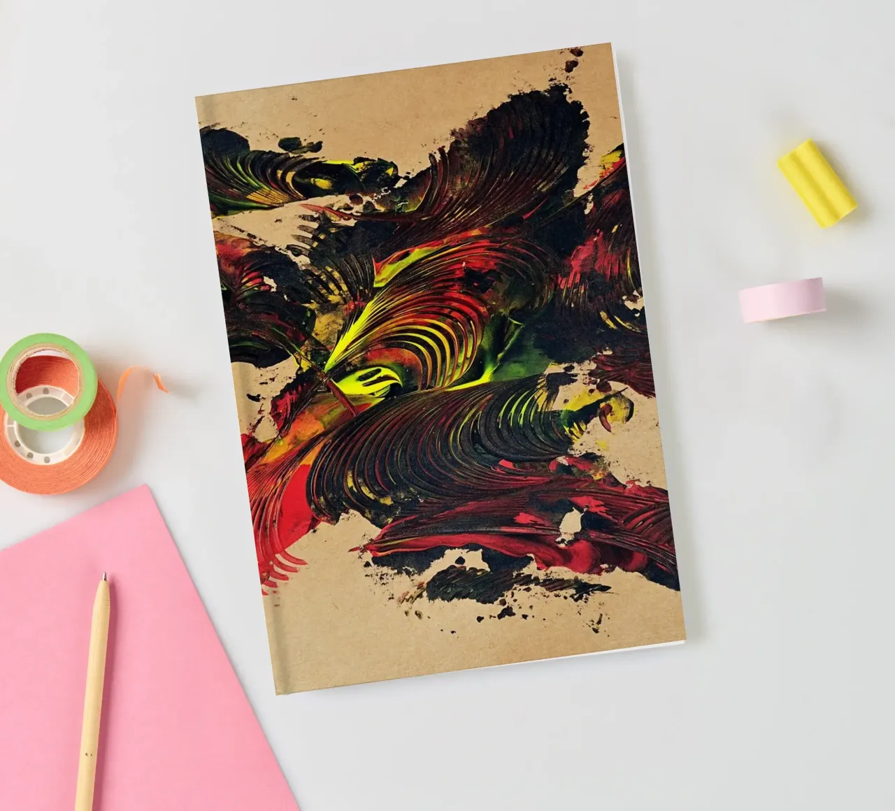 NATURAL STYLE 42 notebook by Thierry Vobmann Abstract painting