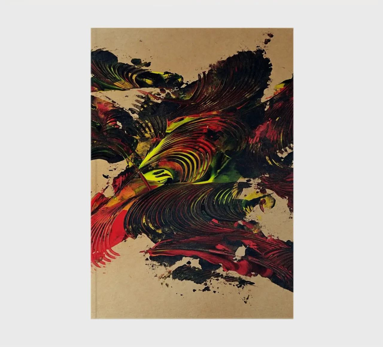 NATURAL STYLE 42 notebook by Thierry Vobmann Abstract painting