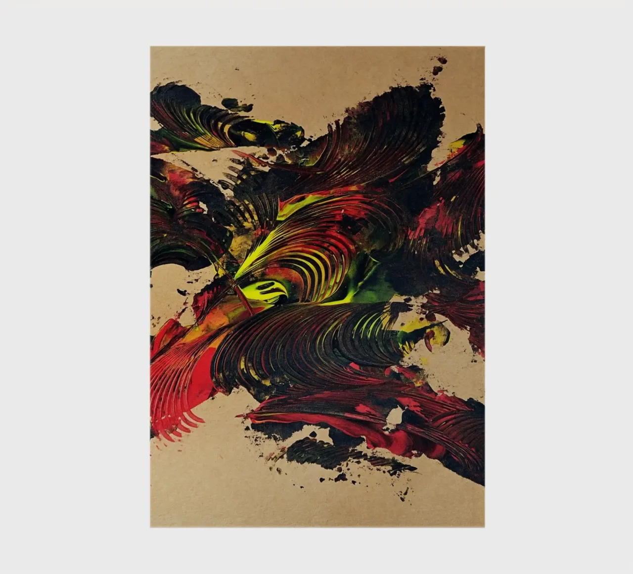 NATURAL STYLE 42 notebook by Thierry Vobmann Abstract painting
