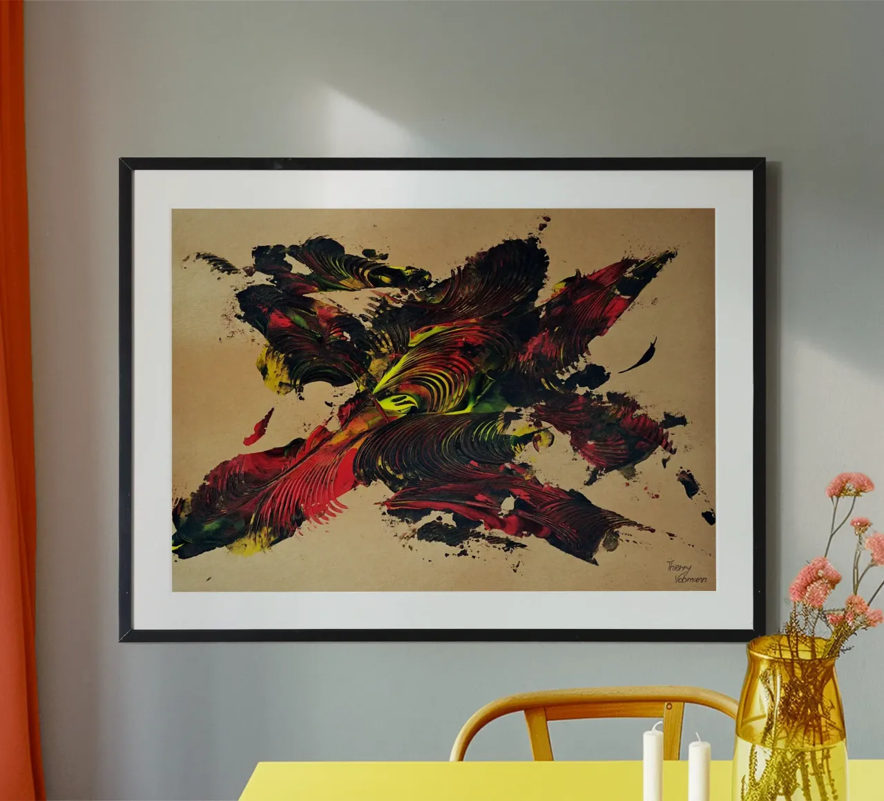 NATURAL STYLE 42 carta hahnemühle da Thierry Vobmann Abstract painting