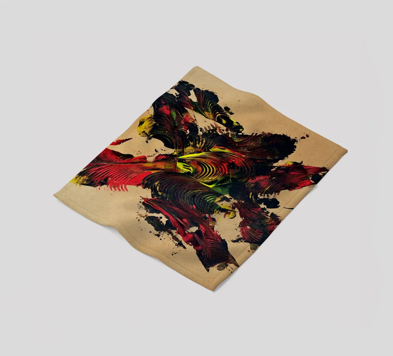 NATURAL STYLE 42 coperta in pile da Thierry Vobmann Abstract painting