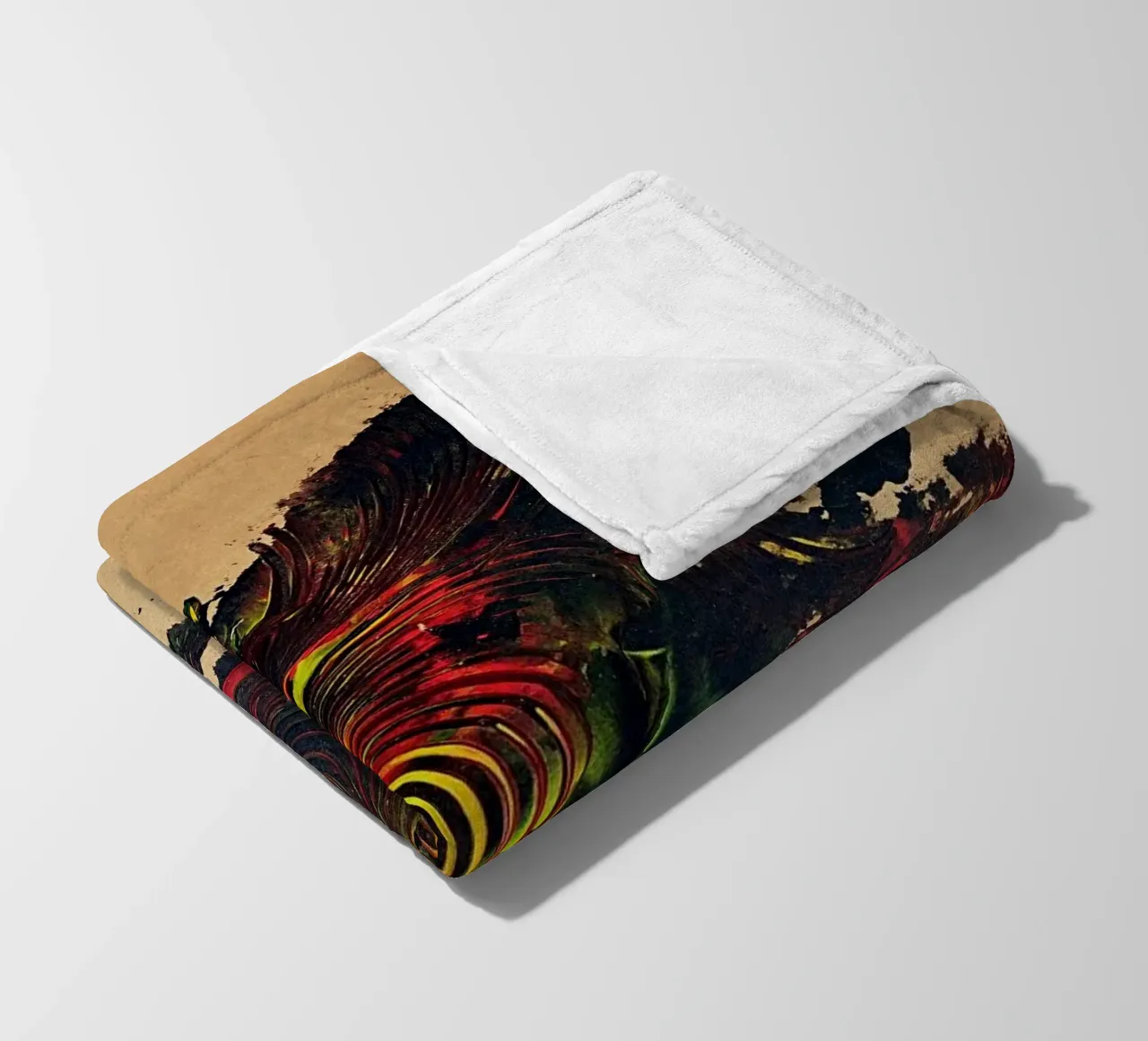 NATURAL STYLE 42 coperta in pile da Thierry Vobmann Abstract painting