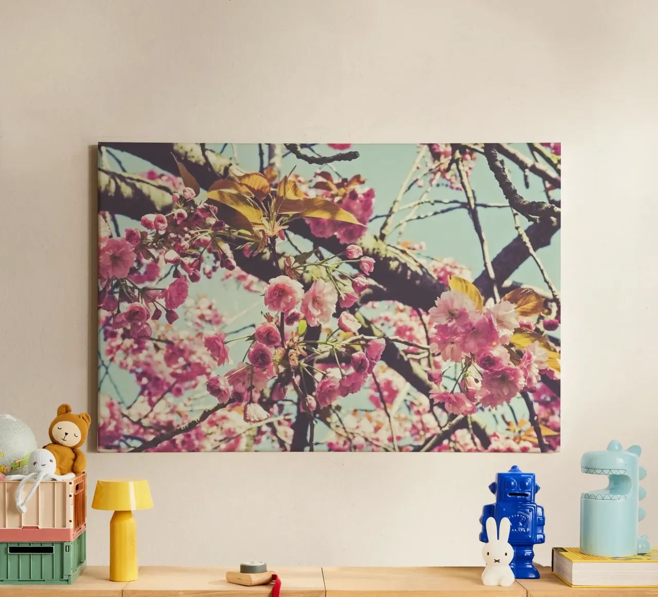 Whispers of Spring canvas with Floater frame by PhotoVibe Decor