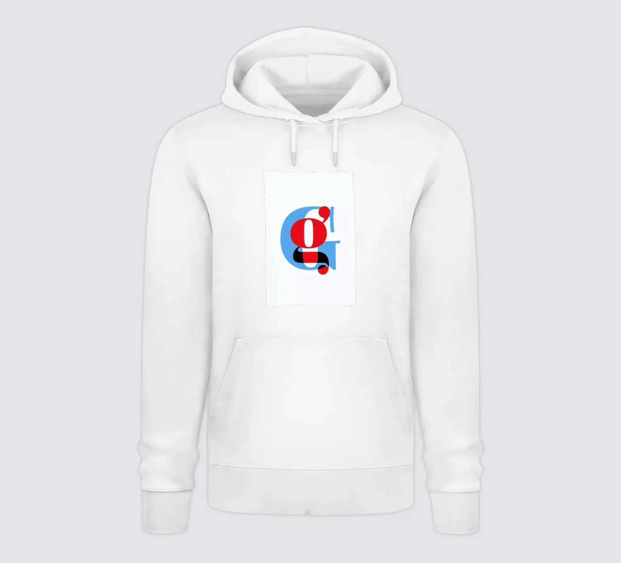 Cyan/Red G felpa con cappuccio da Studio One