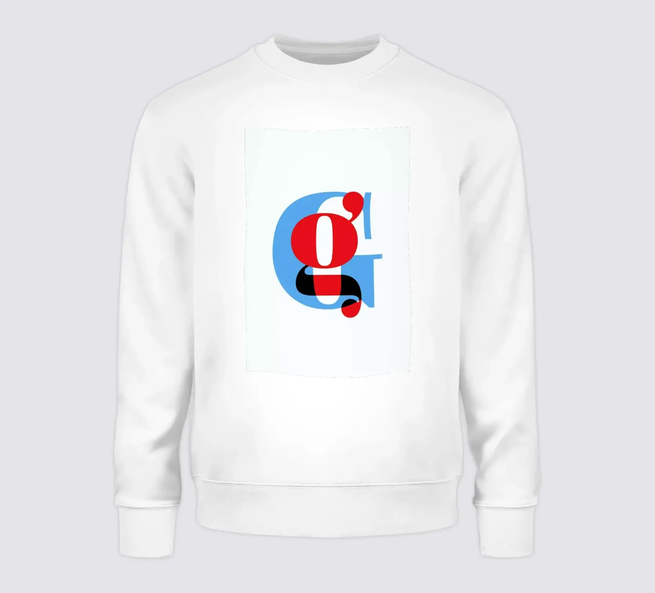 Cyan/Red G Sweatshirt von Studio One