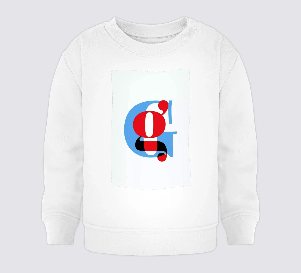 Cyan/Red G felpa neonato da Studio One