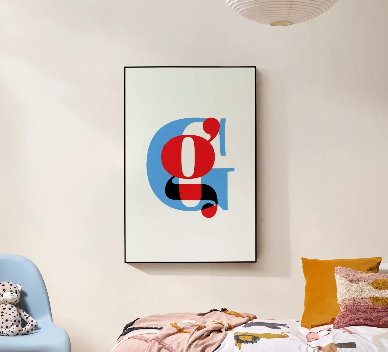 Cyan/Red G Acryl-Glas von Studio One