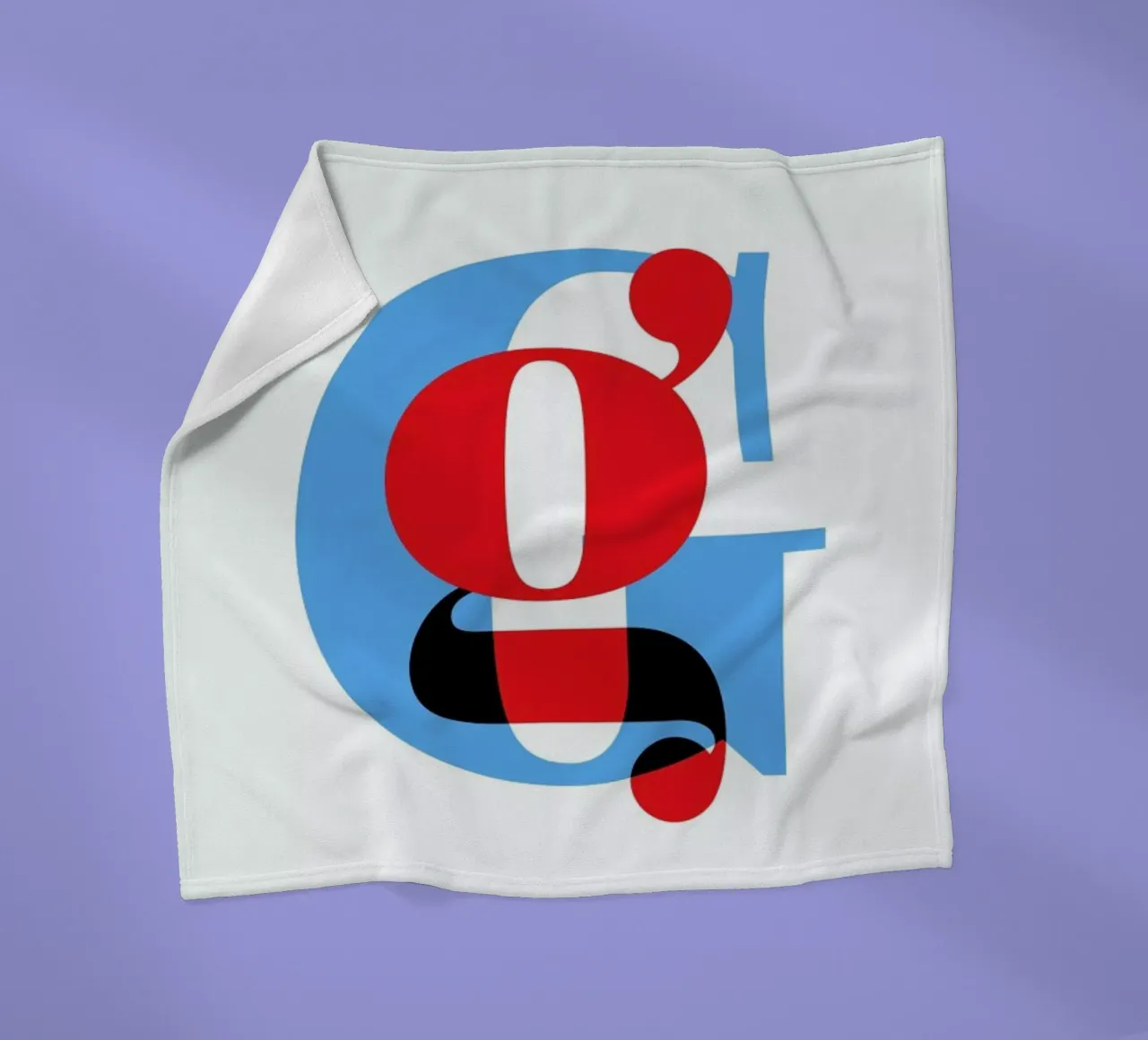 Cyan/Red G coperta in pile da Studio One