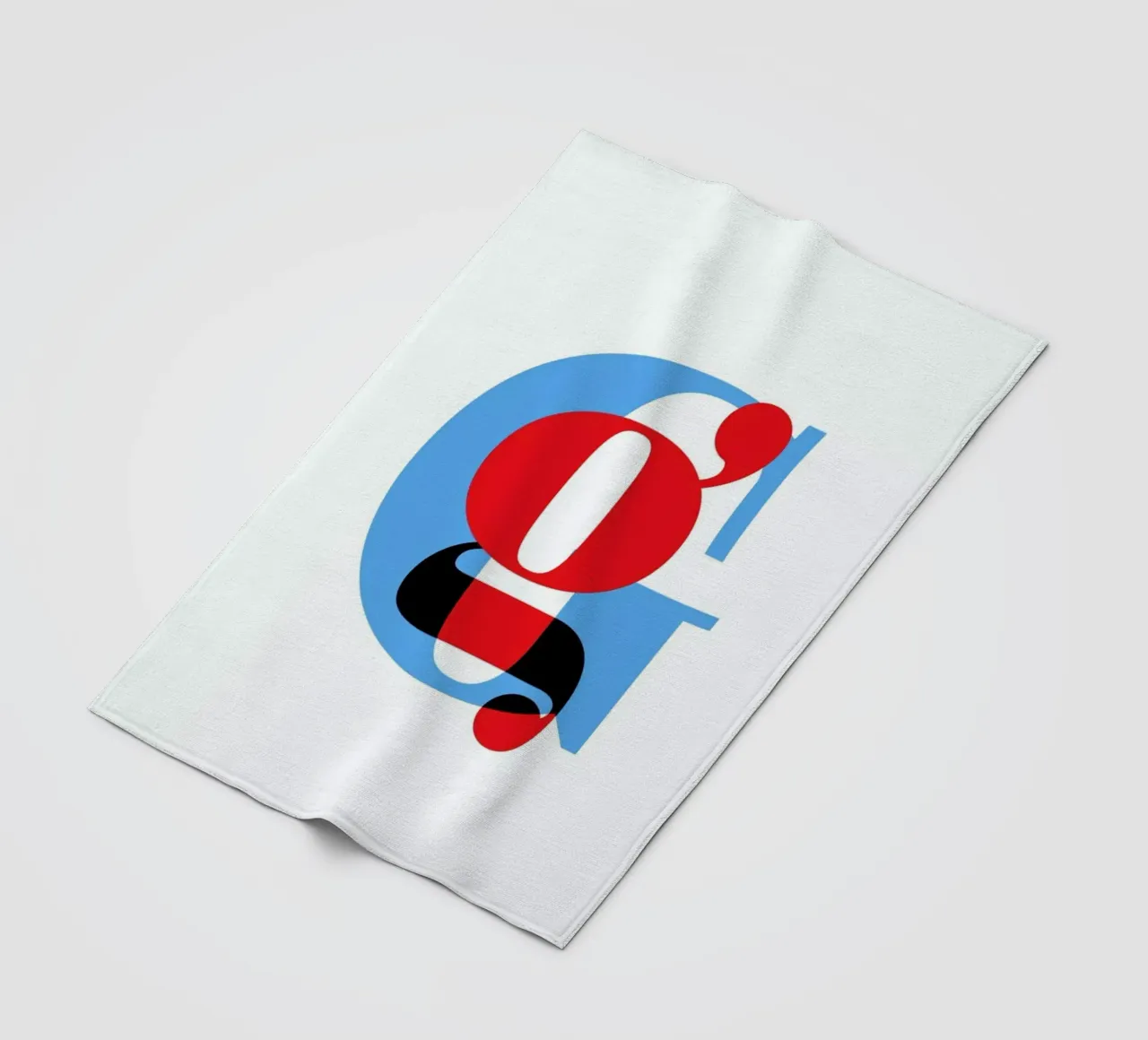 Cyan/Red G coperta in pile da Studio One