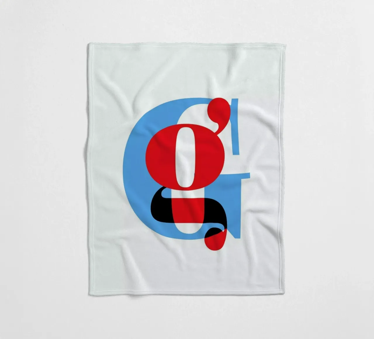 Cyan/Red G coperta in pile da Studio One