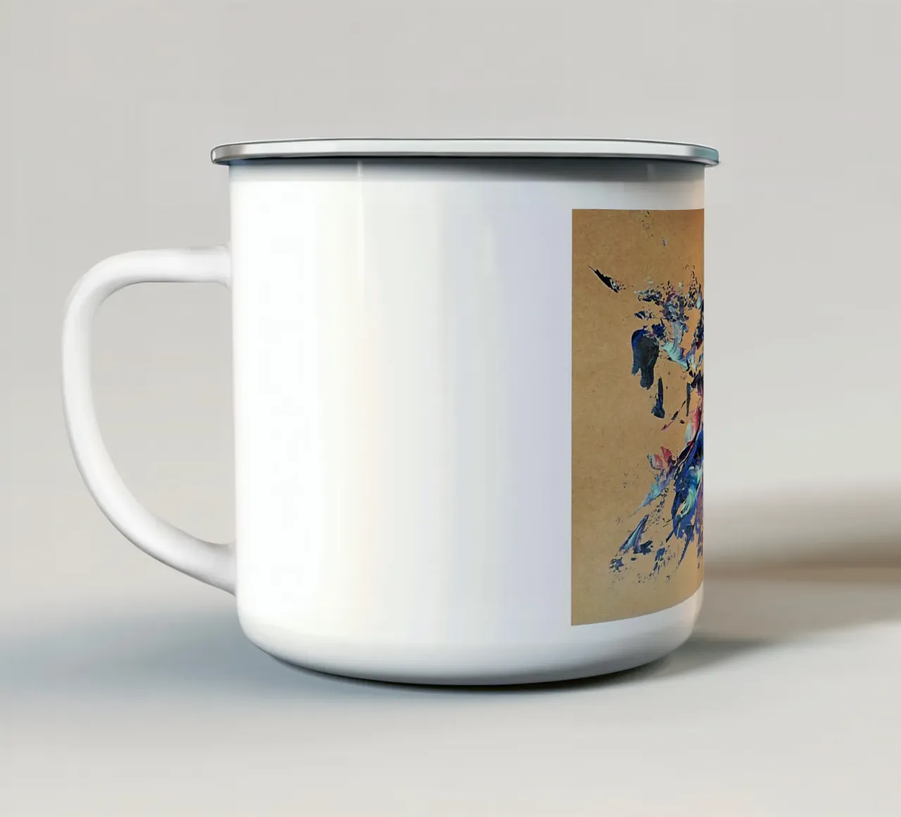 NATURAL STYLE 43 tazza in smalto da Thierry Vobmann Abstract painting