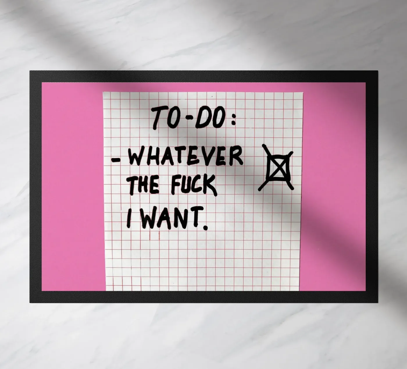 TO-DO Fußmatte von thesoulhugclub