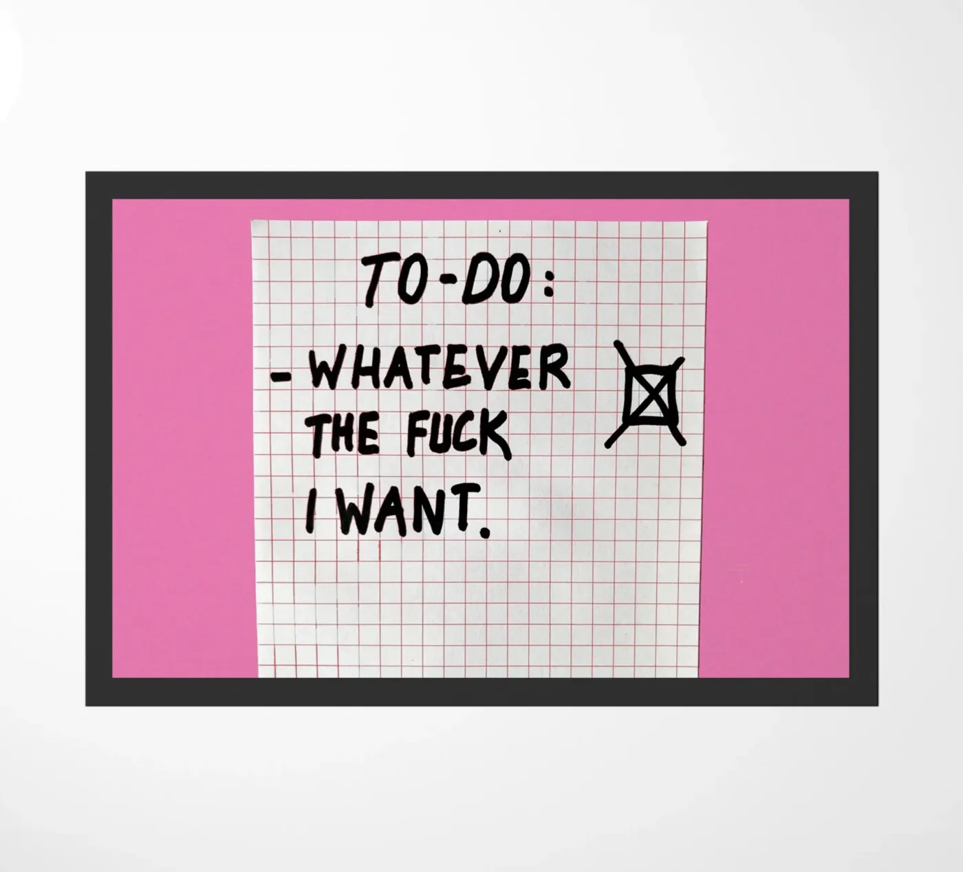 TO-DO Fußmatte von thesoulhugclub
