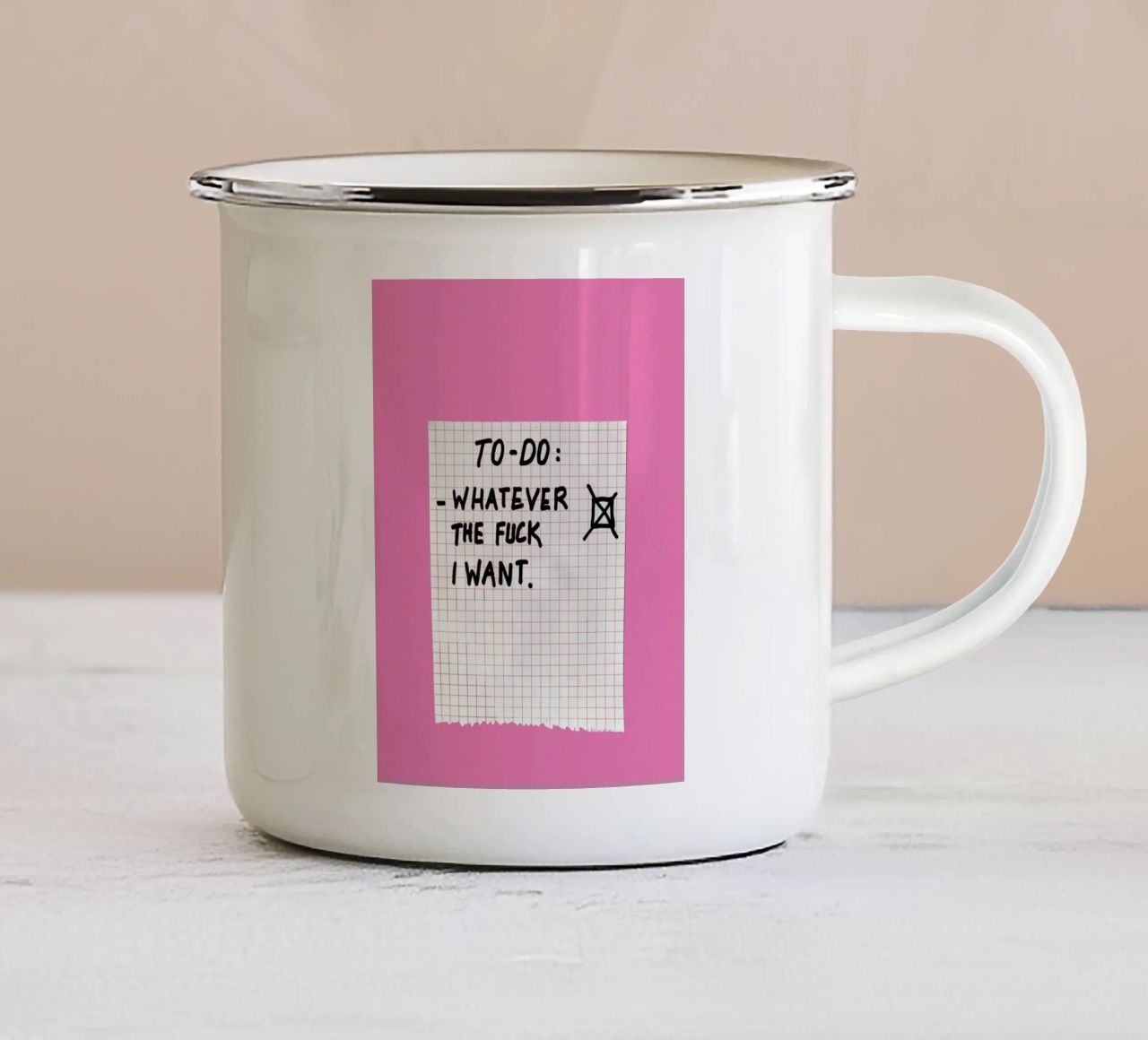 TO-DO tazza in smalto da thesoulhugclub