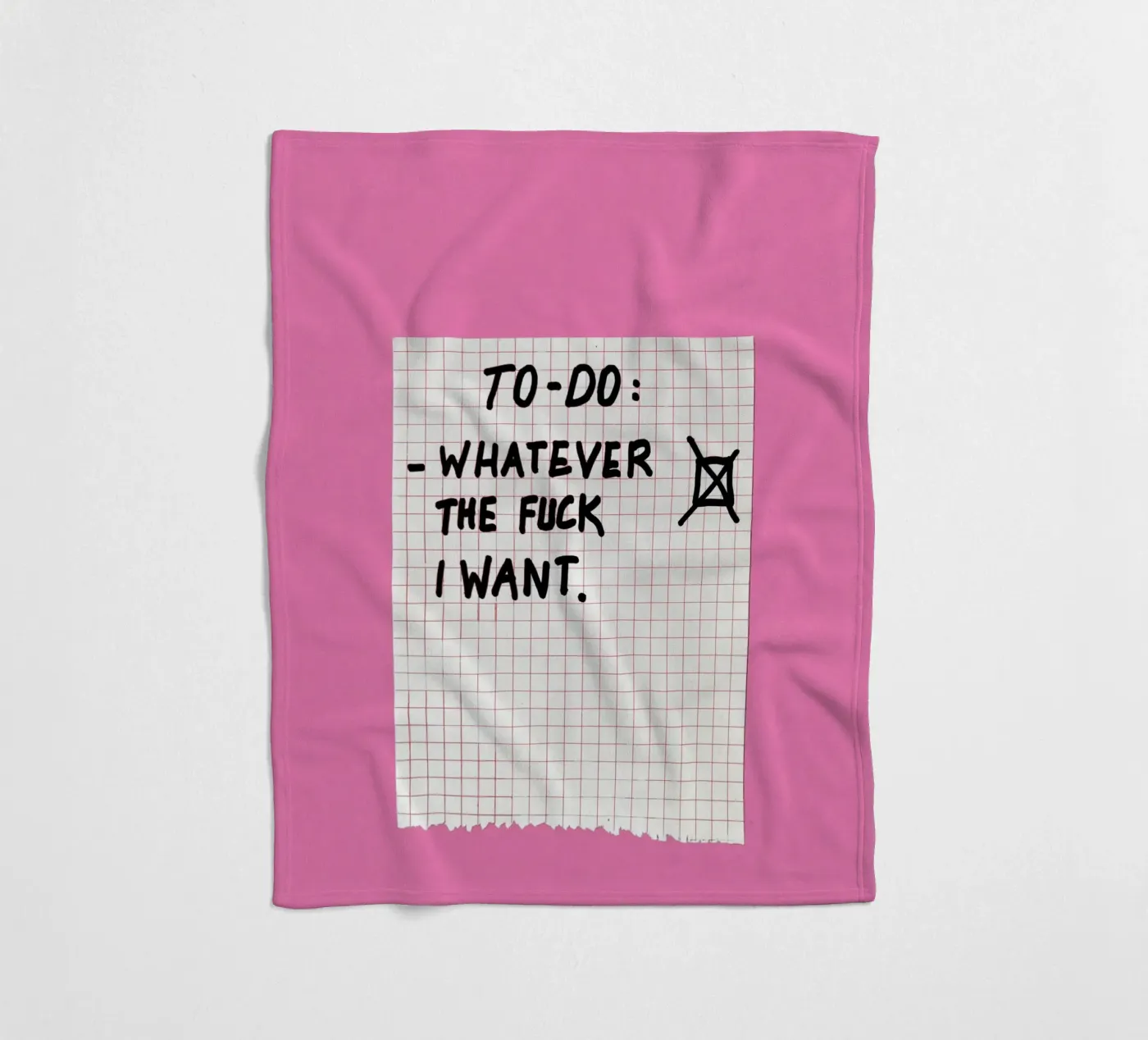TO-DO fleecedeken van thesoulhugclub