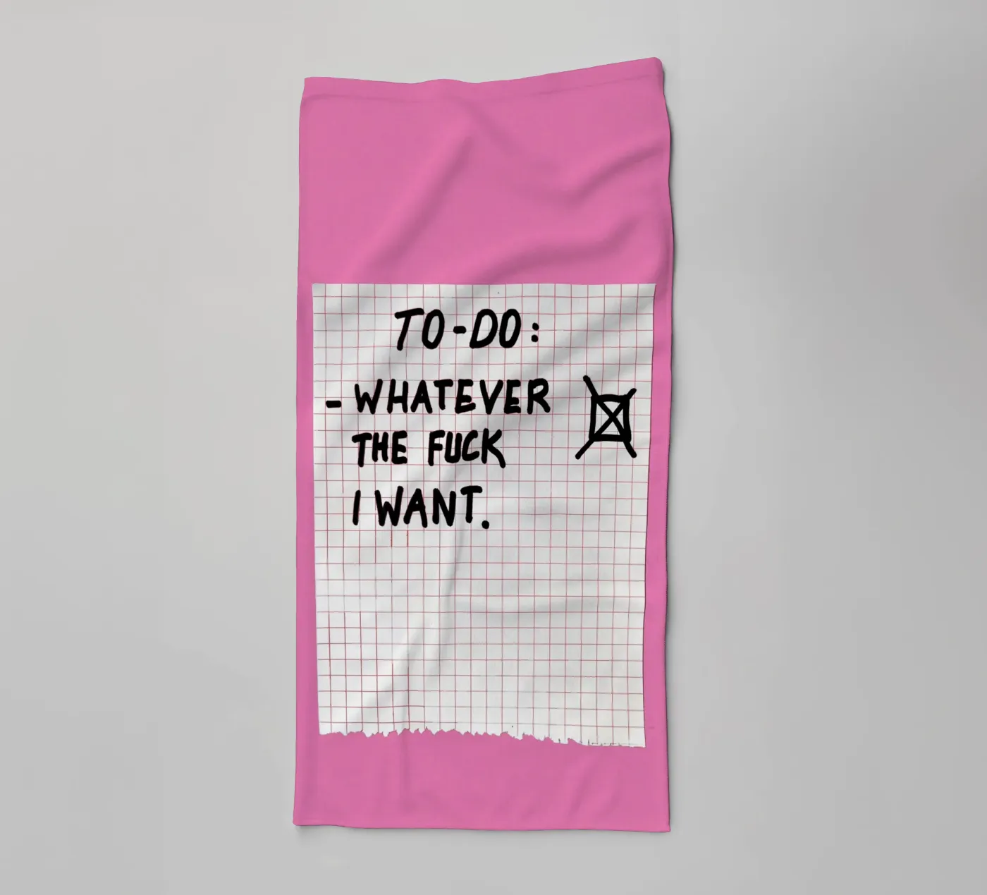 TO-DO towel by thesoulhugclub