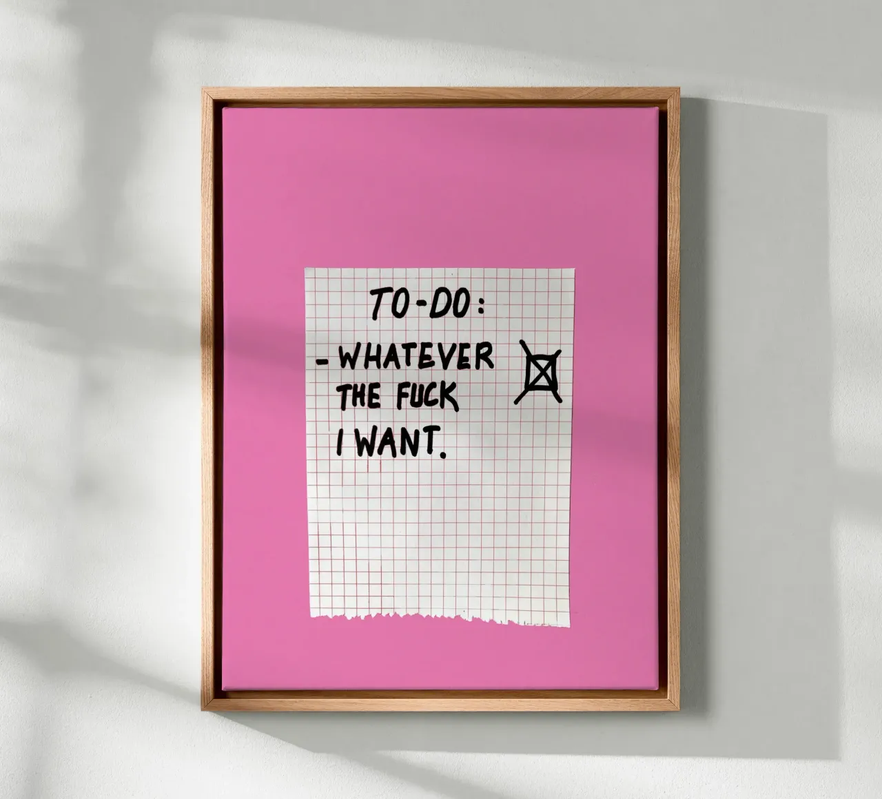 TO-DO canvas with Floater frame by thesoulhugclub