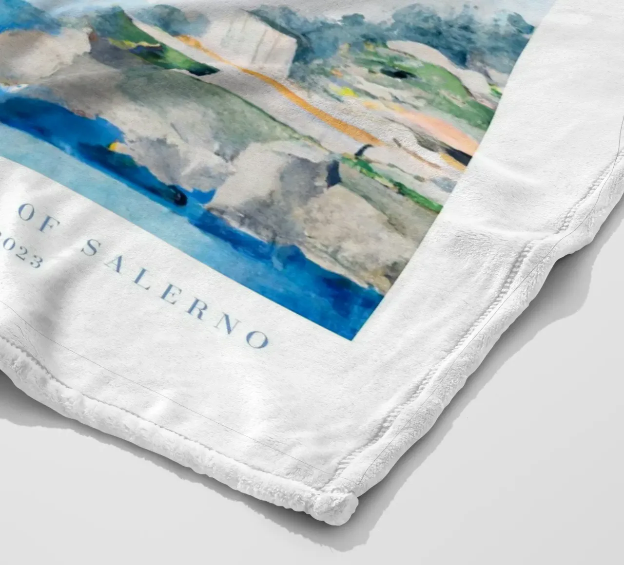 Amalfiküste Zitrone Druck, Zitrone Poster, Italien Poster Fleecedecke von Bella Studio