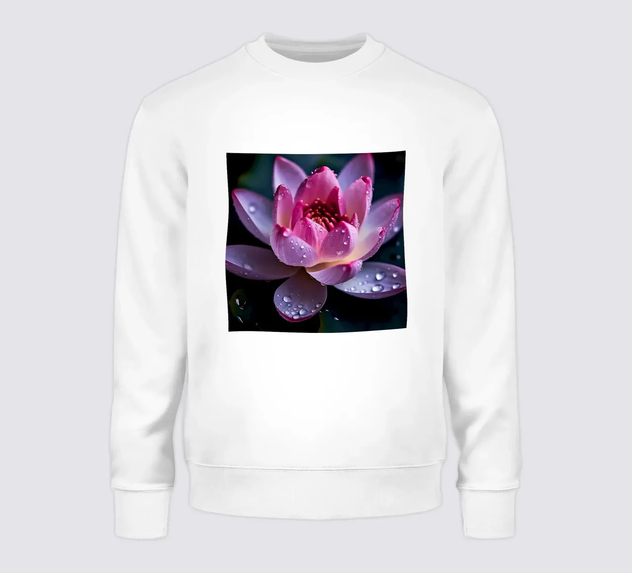 Ninfea in primo piano felpa da Bold Blooms
