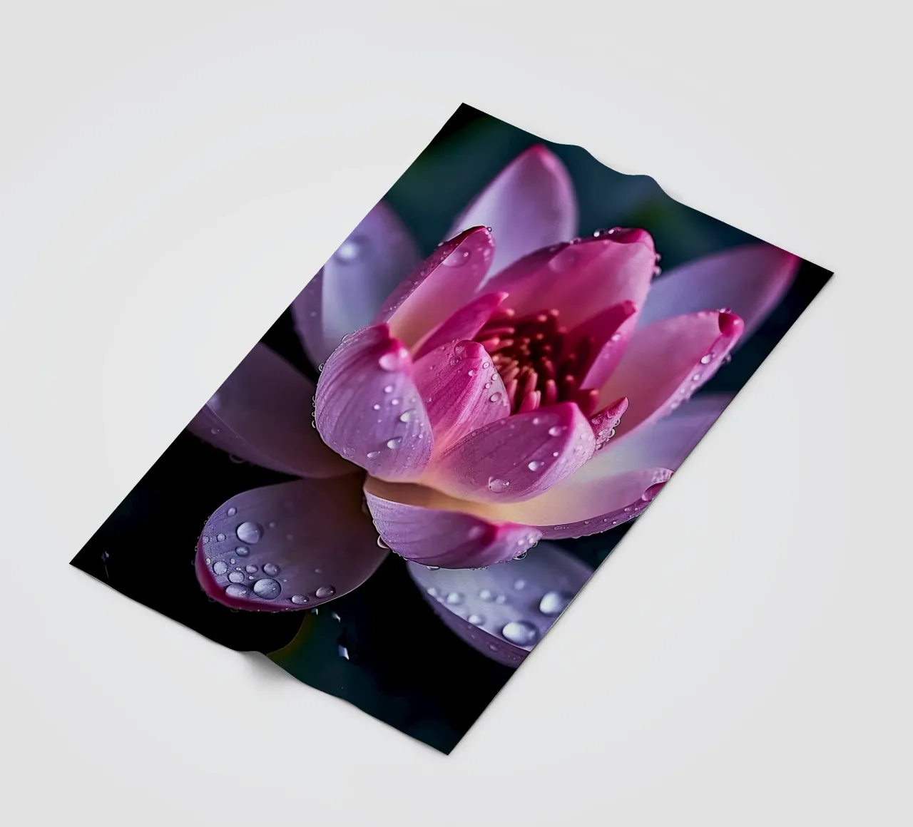 Water Lily Close-Up fleece blanket by Bold Blooms
