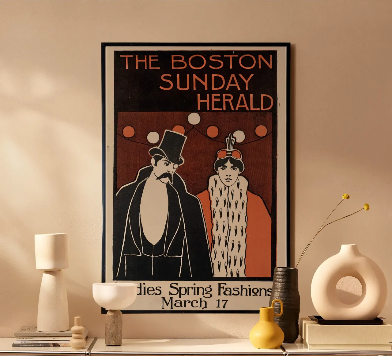 Poster d'epoca, copertina di rivista d'epoca -Il Boston poster da Vintage Gems