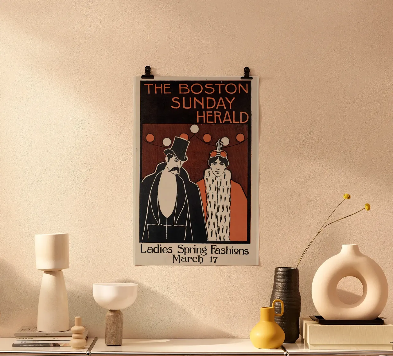 Poster d'epoca, copertina di rivista d'epoca -Il Boston poster da Vintage Gems