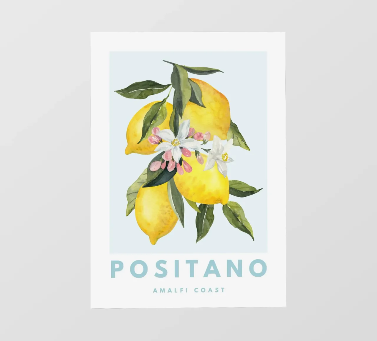 Zitrone Poster, Zitrone Dekoration, Obst Wandkunst, Italien Drucke Backlit Folie von Bella Studio