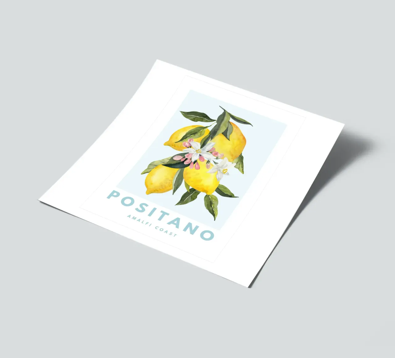 Zitrone Poster, Zitrone Dekoration, Obst Wandkunst, Italien Drucke Stickerbogen von Bella Studio