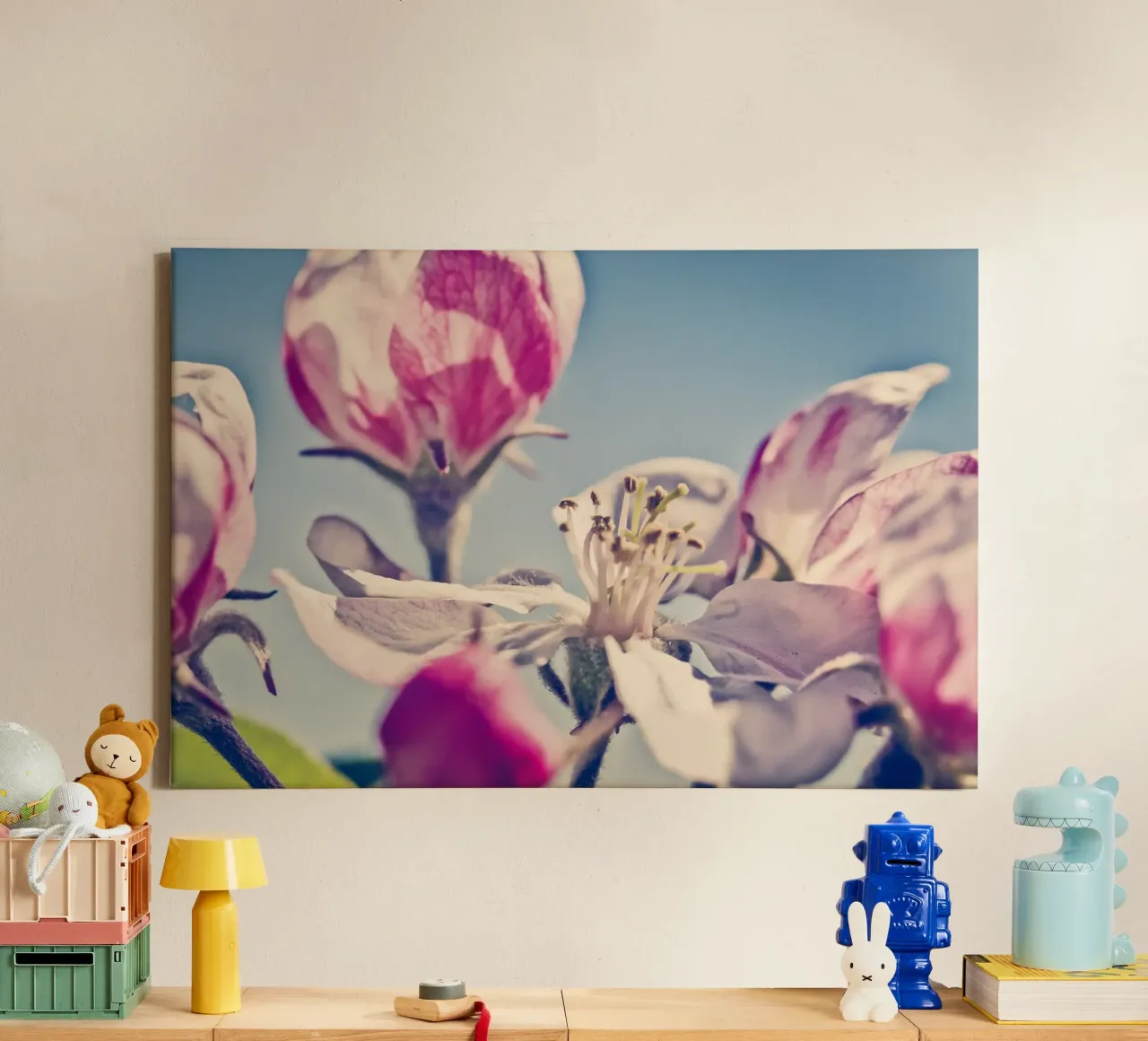 Whispers of Spring canvas with Floater frame by PhotoVibe Decor