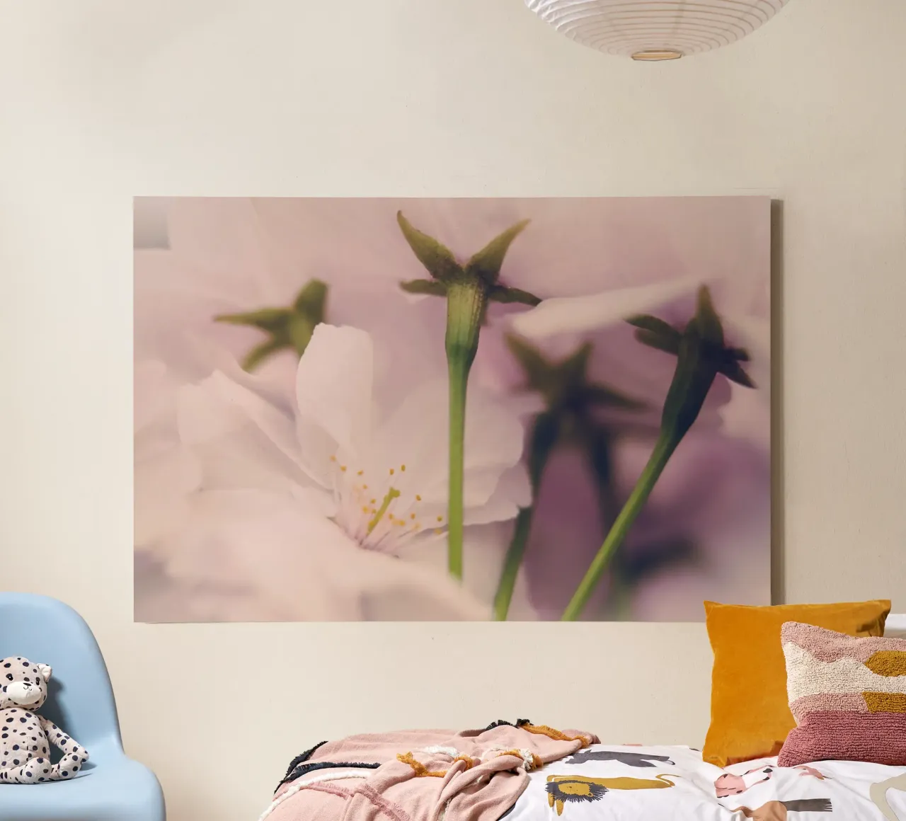 Whispers of Spring canvas with Floater frame by PhotoVibe Decor