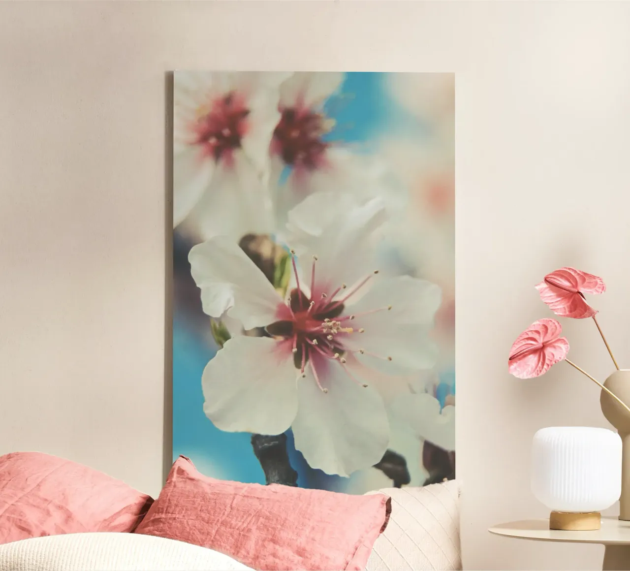 Whispers of Spring canvas with Floater frame by PhotoVibe Decor