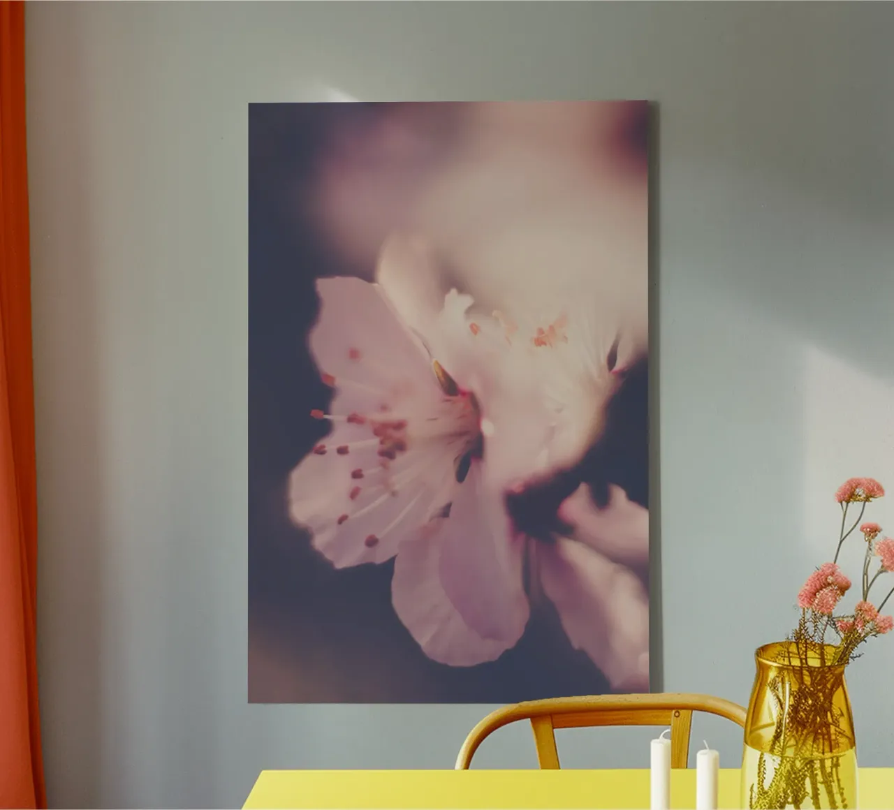 Whispers of Spring canvas with Floater frame by PhotoVibe Decor