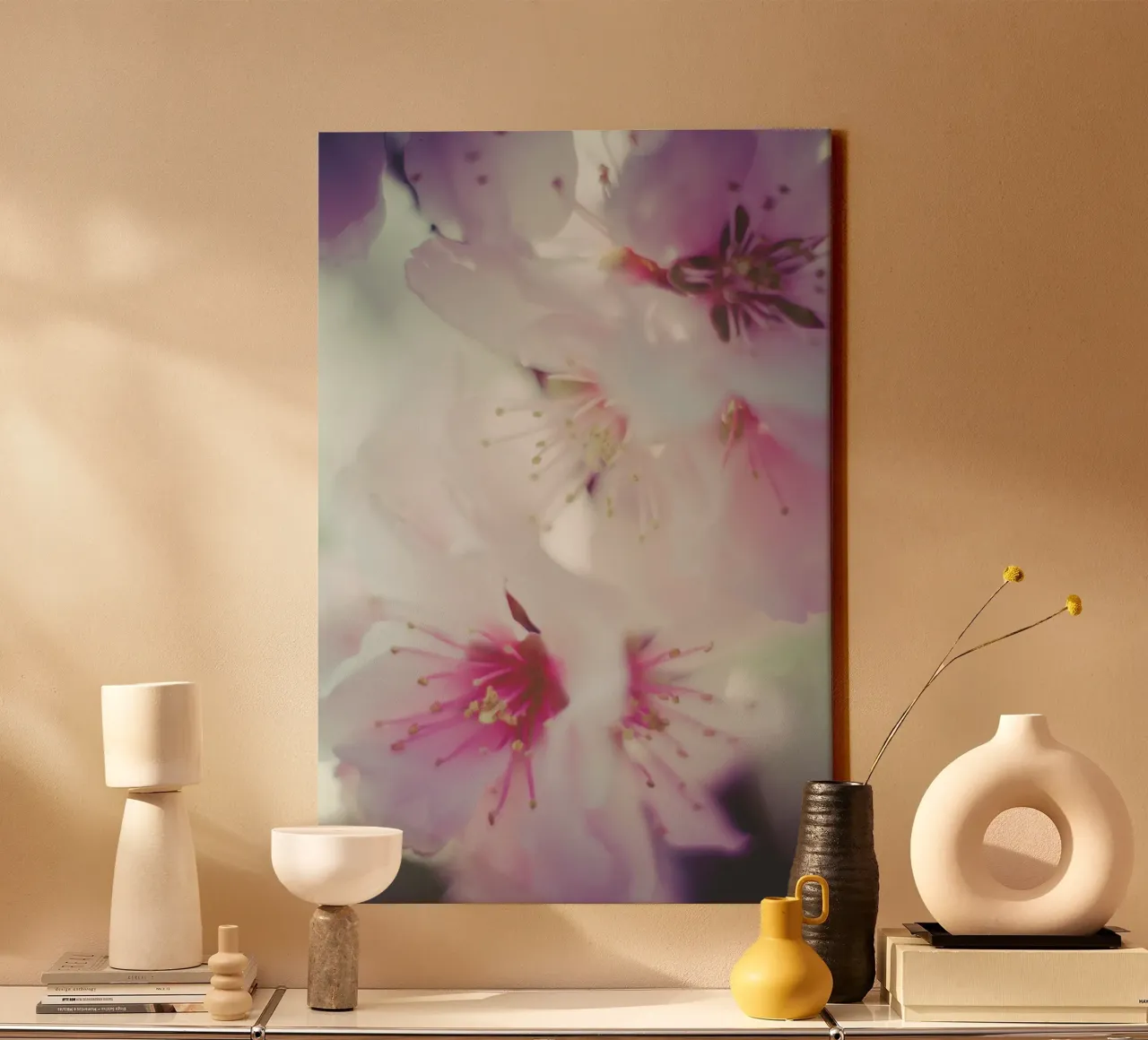 Whispers of Spring canvas with Floater frame by PhotoVibe Decor