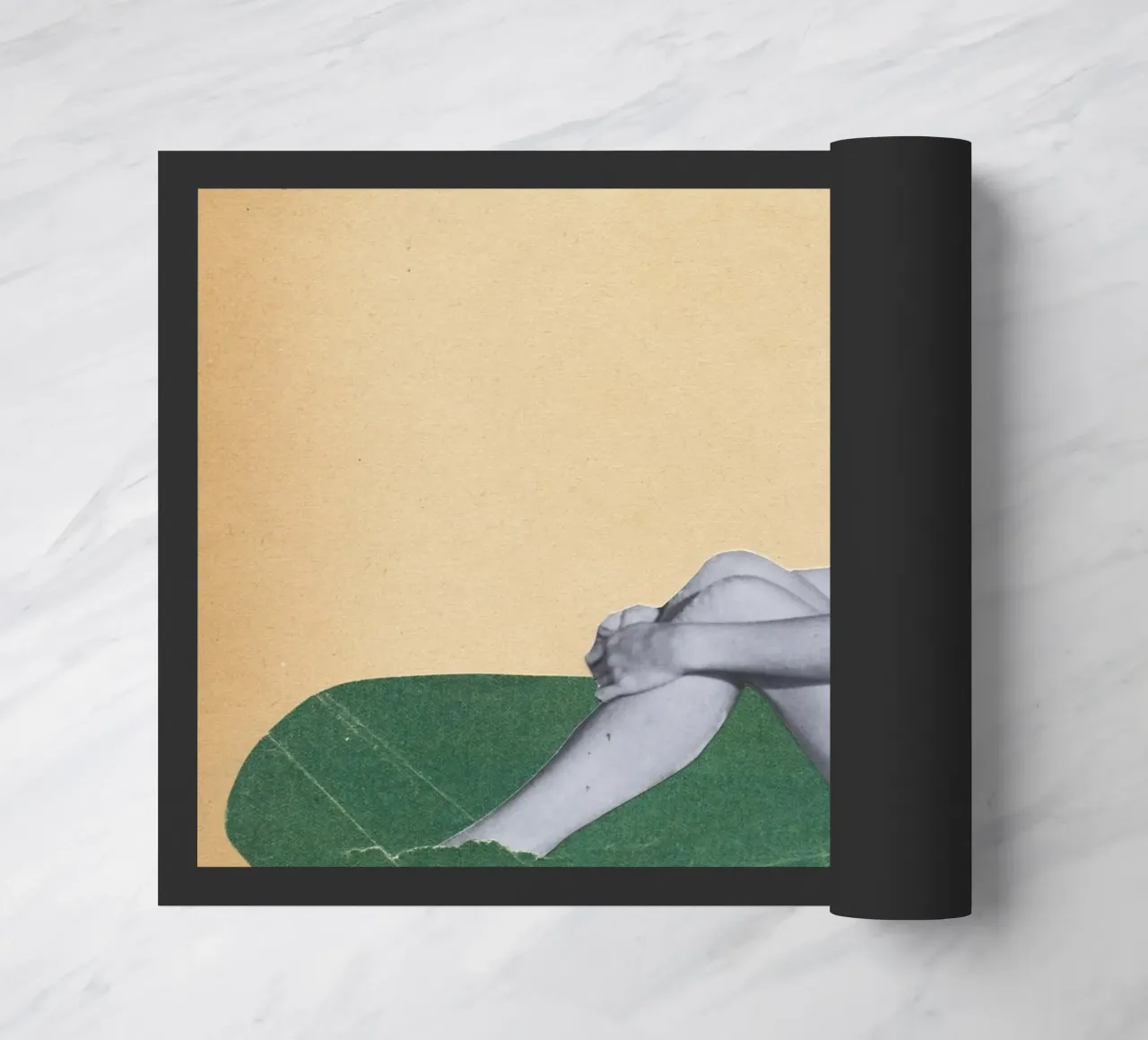 Beach Puddle doormat by Cassia Beck Collage