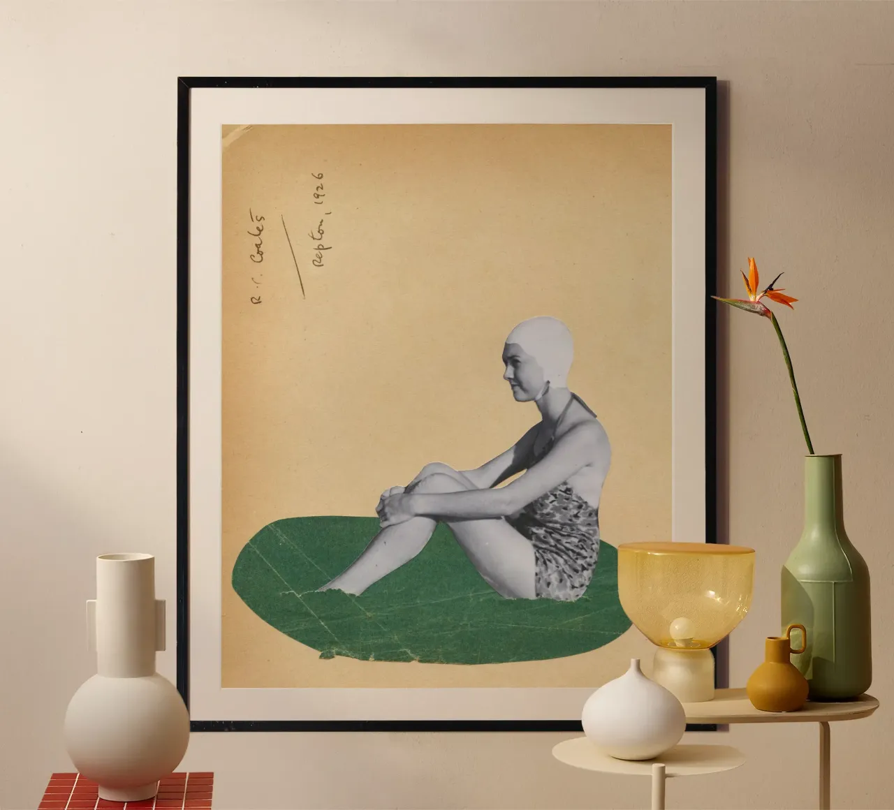 Beach Puddle poster by Cassia Beck Collage